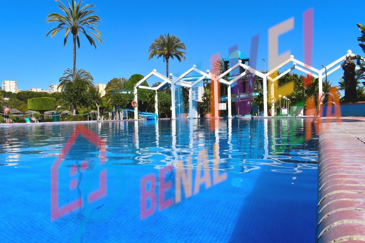Vive Benal Beach 423, Primera Linea De Playa, Parque Acuatico ベナルマデナ エクステリア 写真